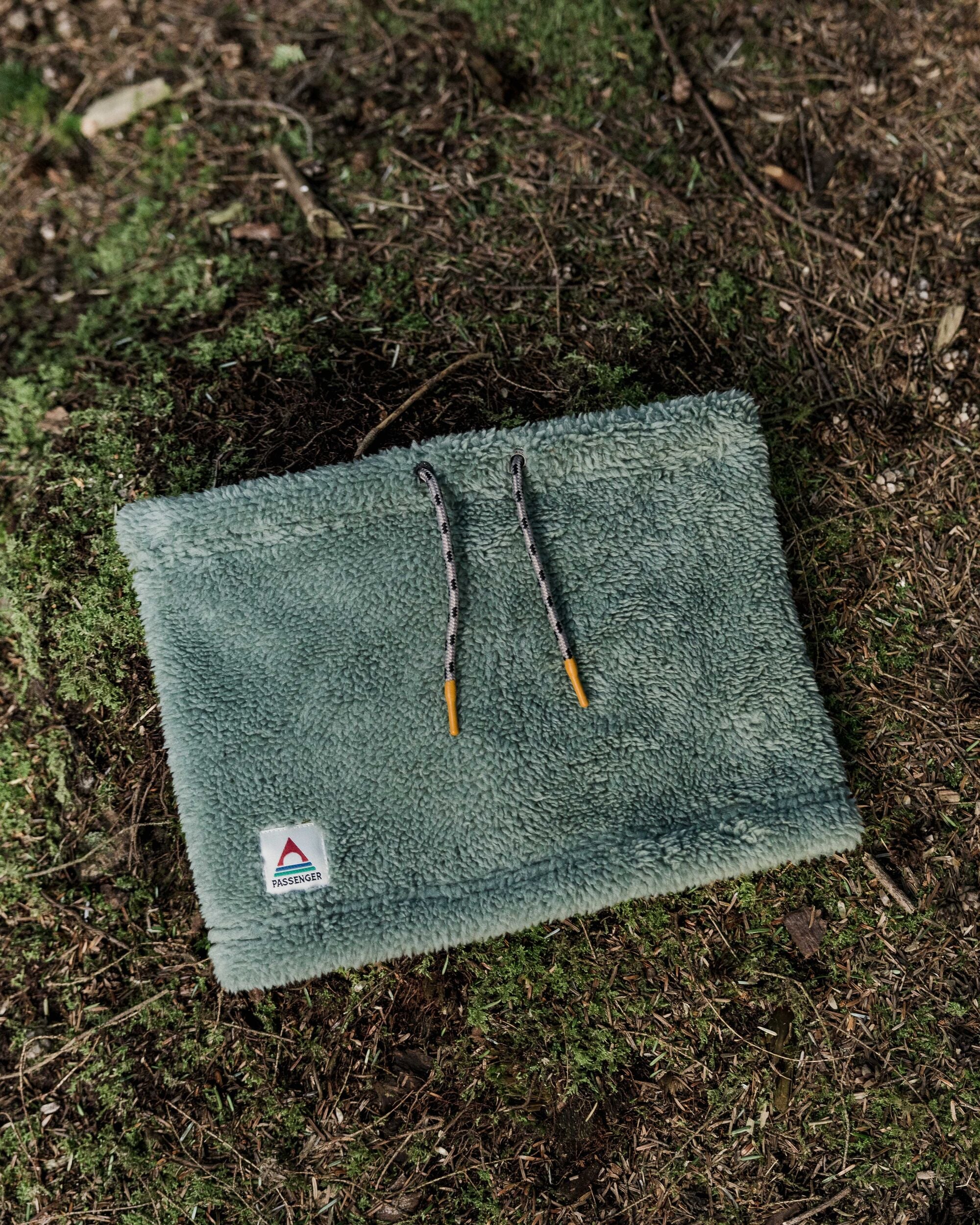 Ash Recycled Sherpa Fleece Snood - Pistachio - Lifestyle