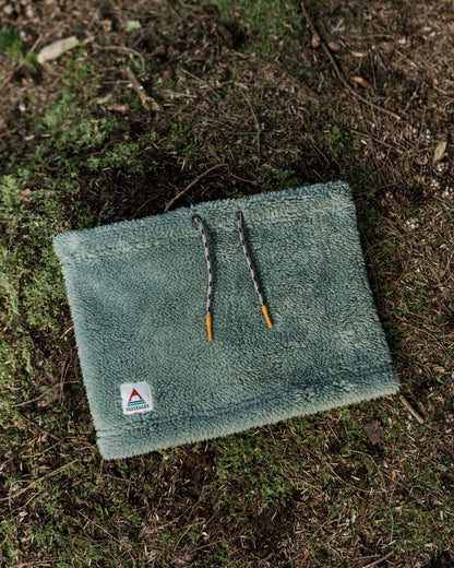 Ash Recycled Sherpa Fleece Snood - Pistachio - Lifestyle