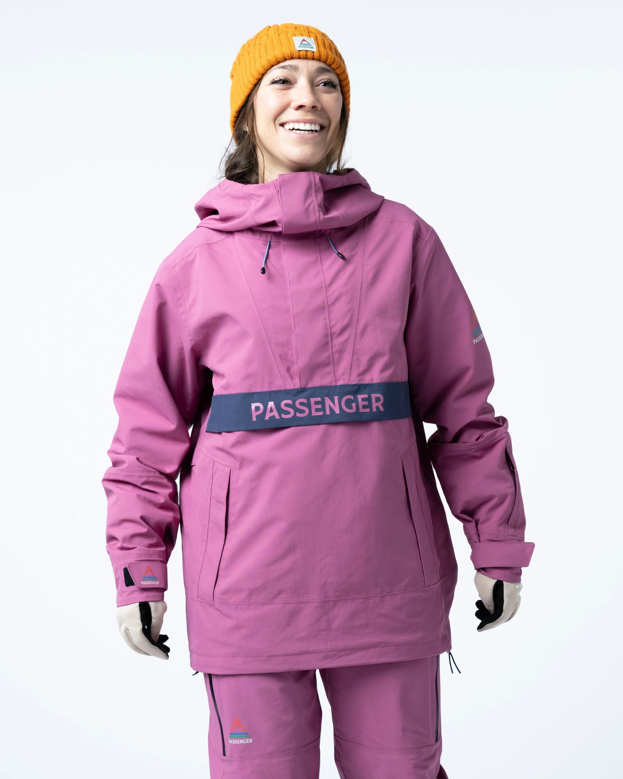 Snowscape Women's Recycled Anorak Mauve Haze – Passenger