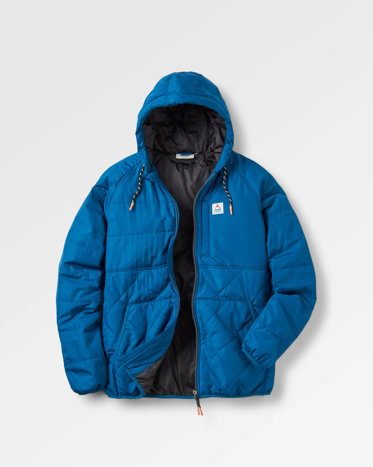 Dylan Recycled Insulated Full Zip Jacket Tidal Blue – Passenger
