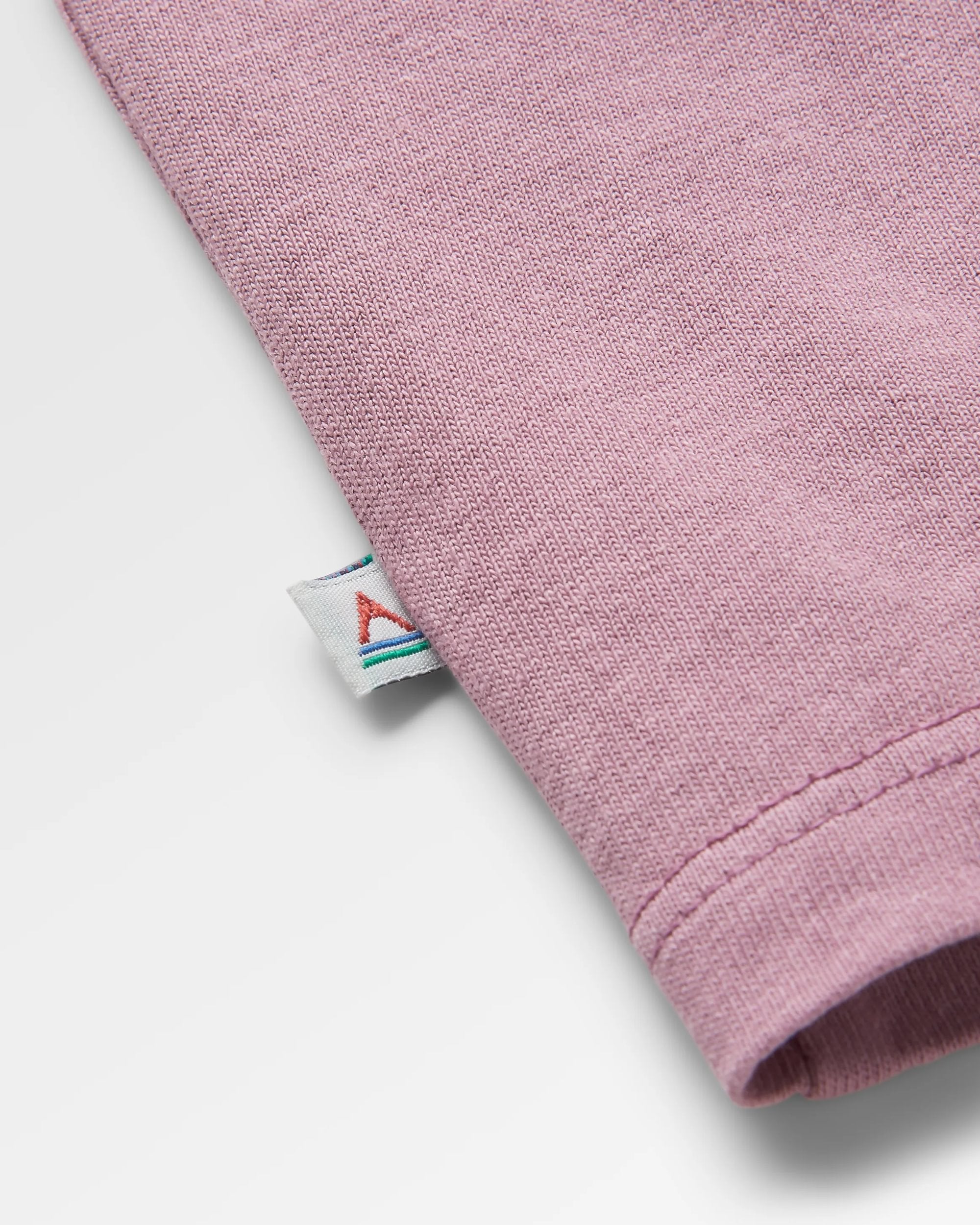 Yuca Recycled Cotton T-Shirt - Grape - Flatlay