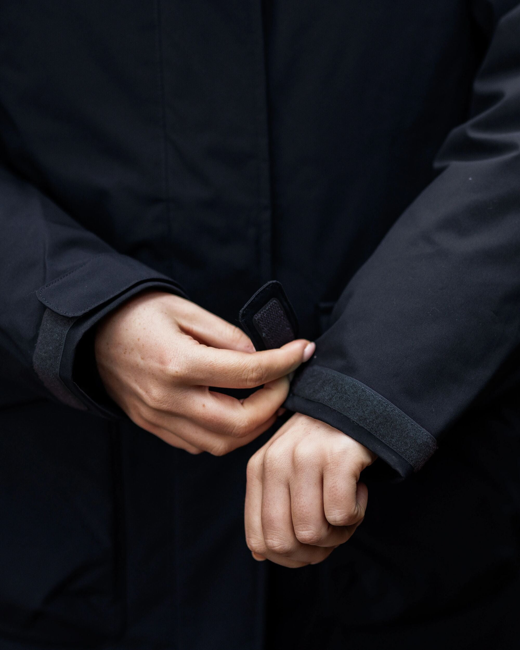 Alaska Recycled Insulated Parka - Black - Lifestyle