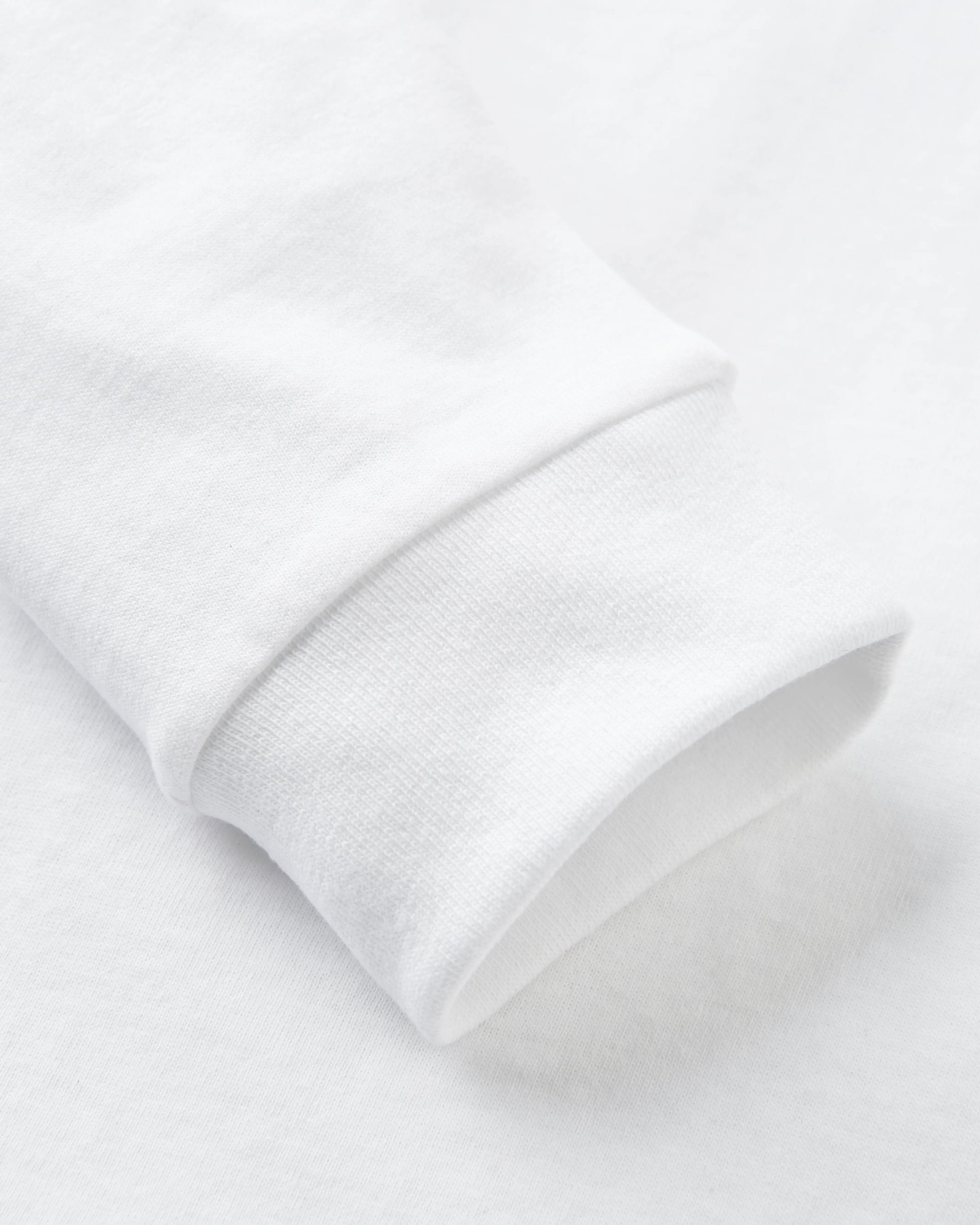 Roamer Recycled Cotton LS T-Shirt - White - Flatlay