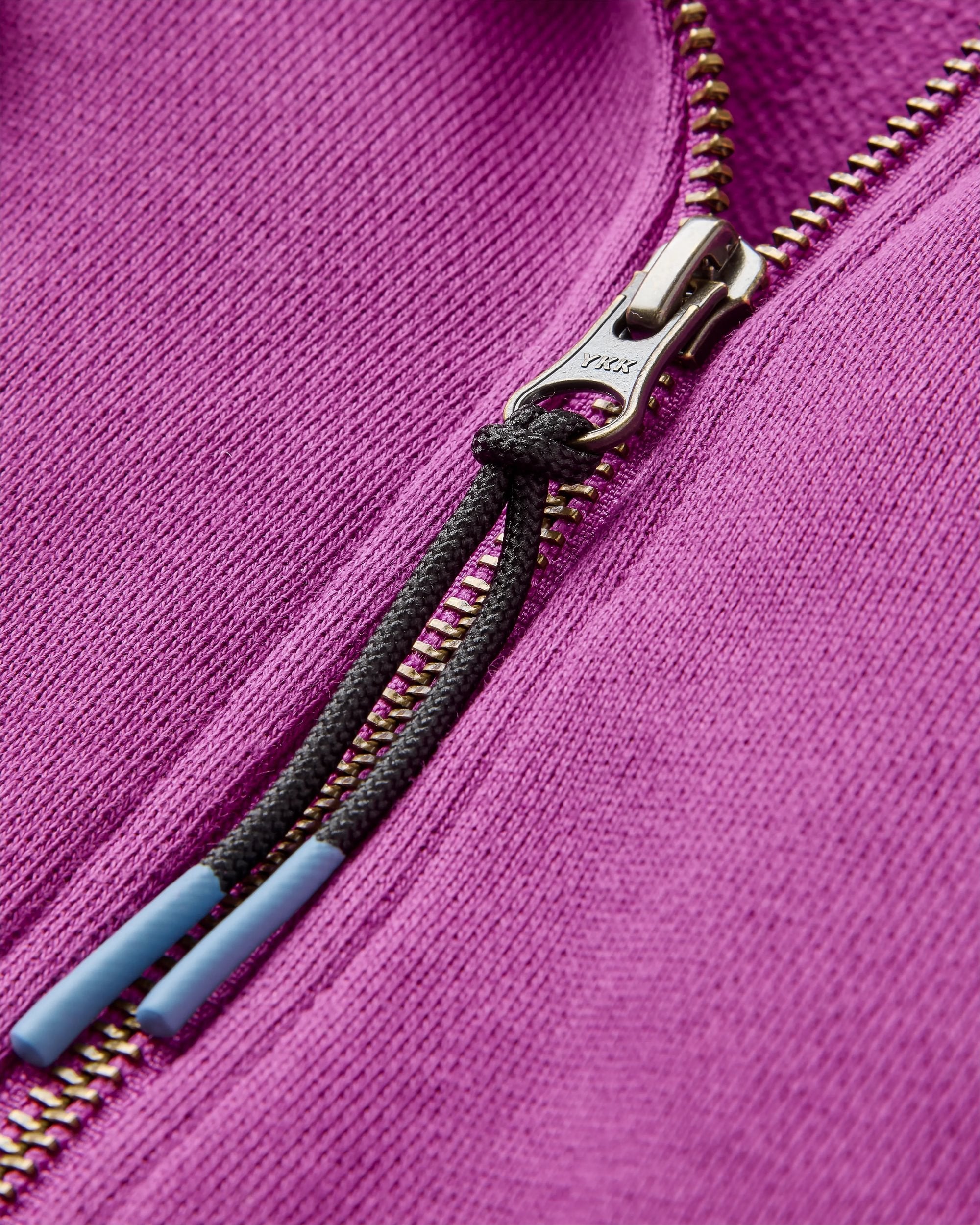 Brooke Zip Hoodie - Wild Berry  - Flatlay