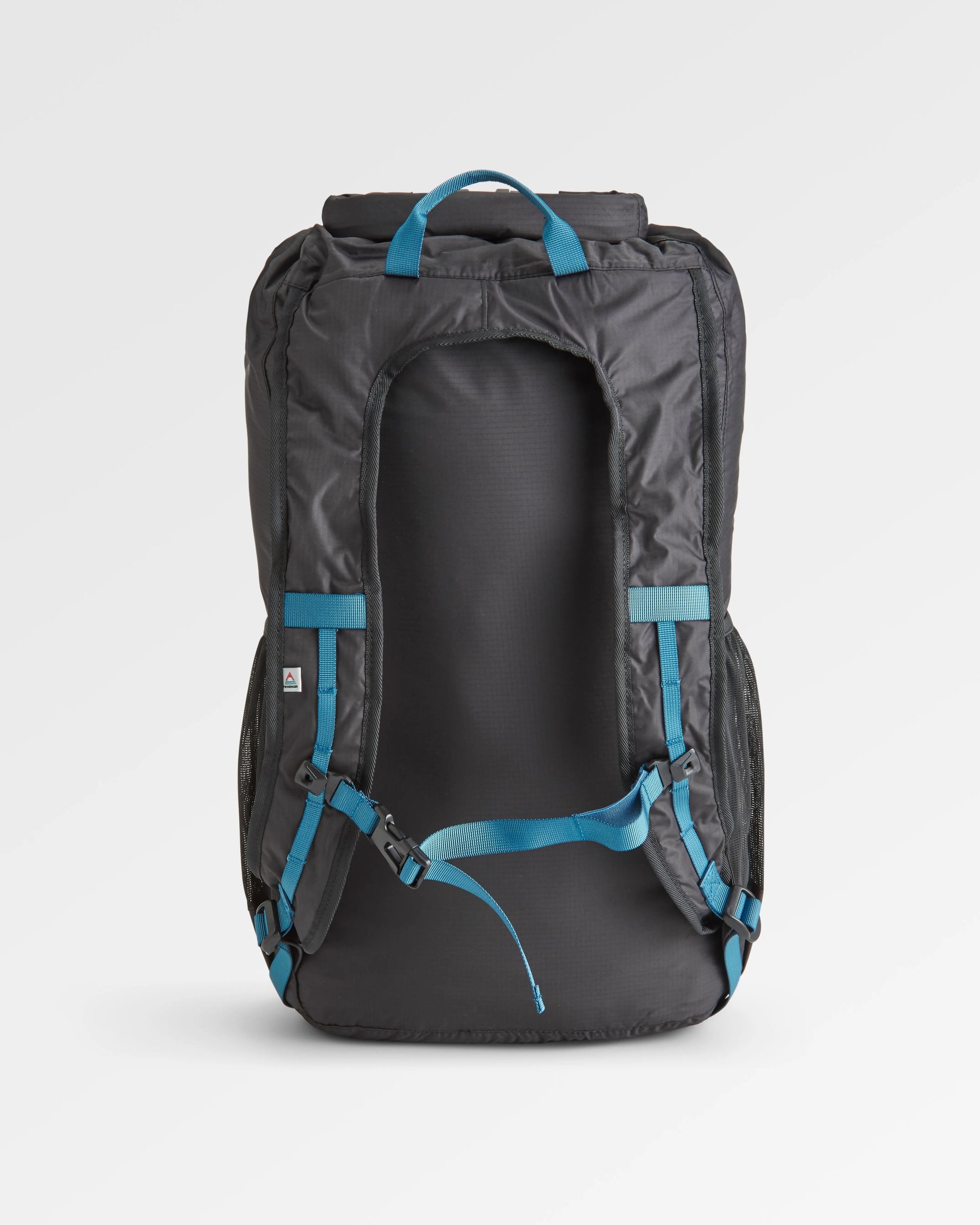 Trail Light Recycled Packable Backpack - Black - Flatlay