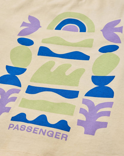 Papercut Recycled Cotton Vest - Birch - Flatlay