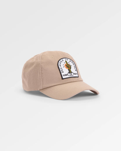 Oakash 6 Panel Cap  - Simply Taupe - Flatlay