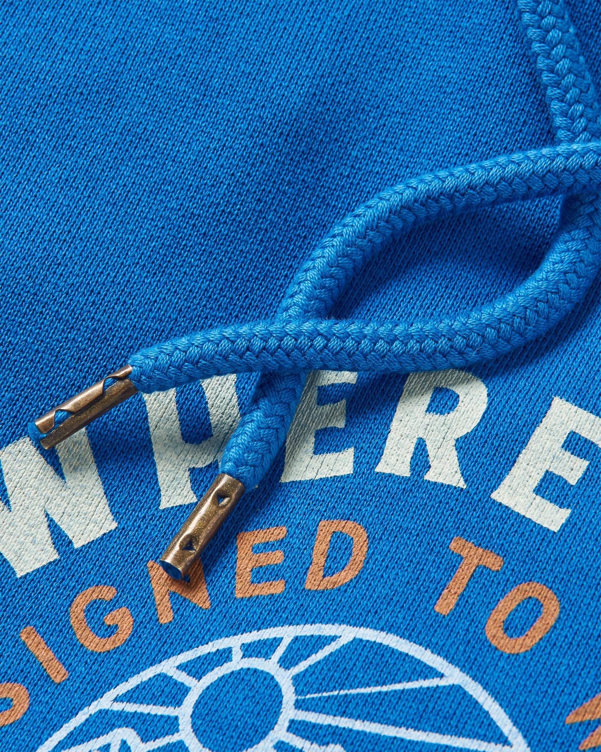 In The Woods Hoodie - True Blue - Flatlay