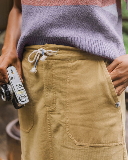 Avian Cord Maxi Skirt - Biscuit - Lifestyle