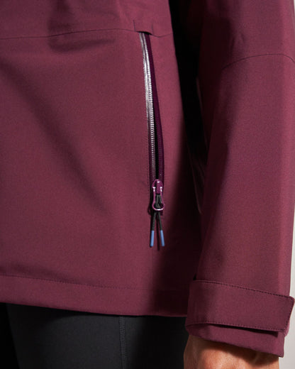 Five Element Recycled Waterproof Jacket - Fig - Studio Model