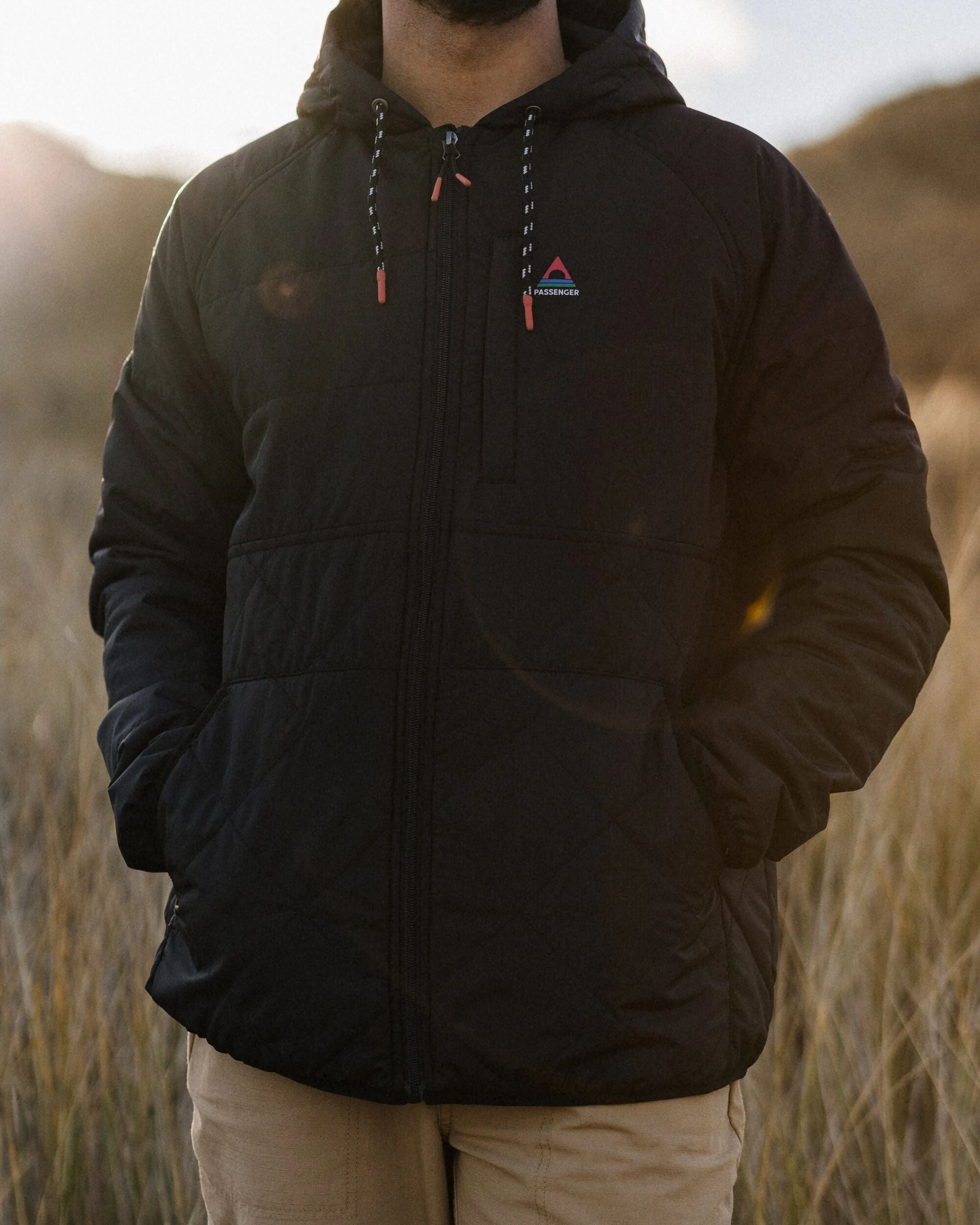 Dylan Insulated Full Zip Jacket Black – Passenger