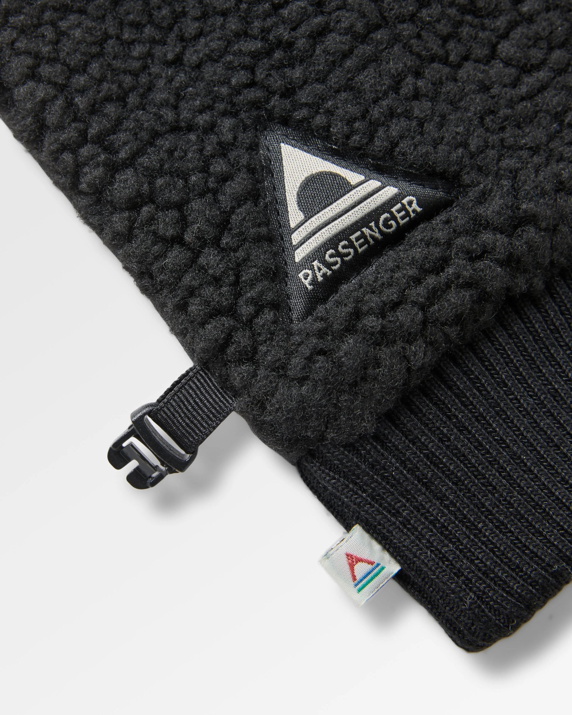 Snowfall Sherpa Gloves - Black - Flatlay