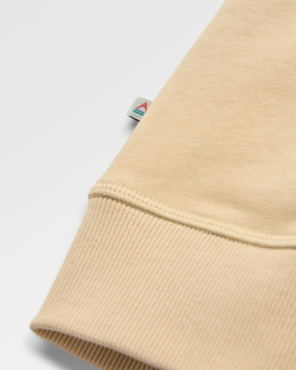 Odyssey Organic Cotton Sweatshirt - Stone - Flatlay