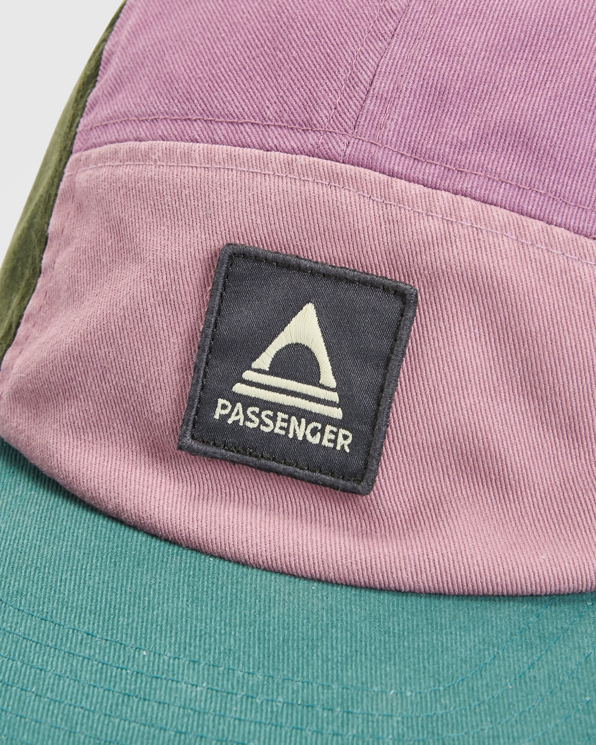 Fixie Organic 5 Panel Cap 2.0 - Grape Multi - Flatlay