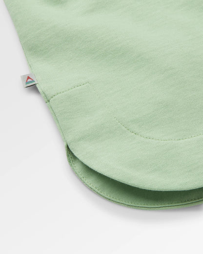 Dream Organic Cotton LS T-Shirt - Green Fig - Flatlay