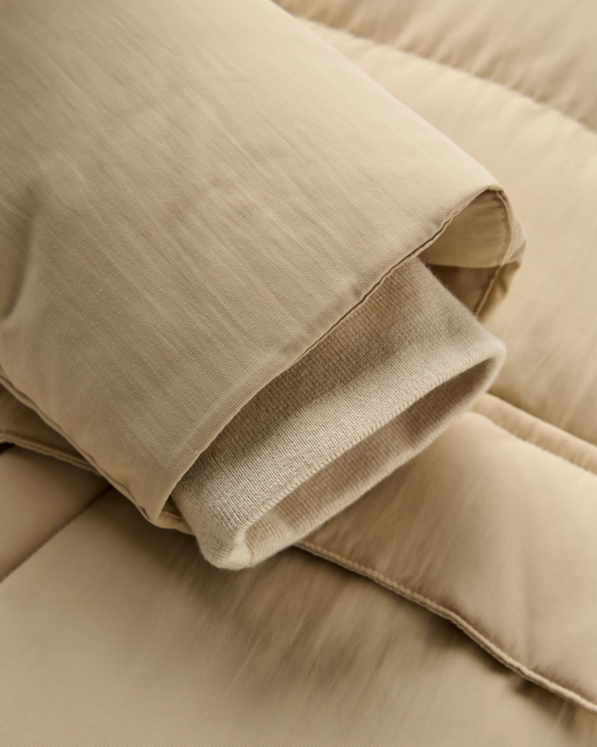 Nook Down Jacket - Stone - Flatlay