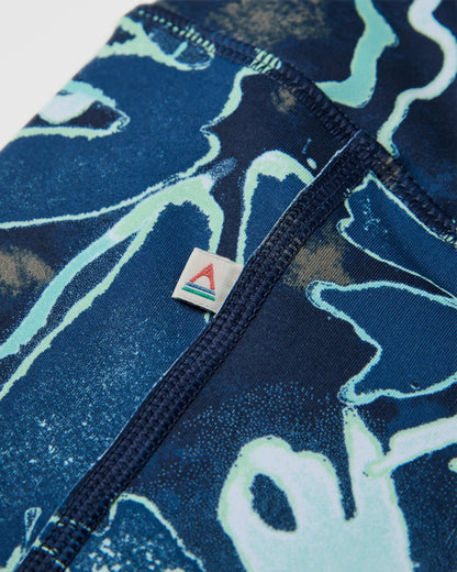 Mantra Recycled Active Legging - Frost Ice Blue - Flatlay