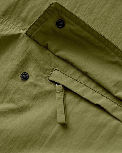Seek Out Water Resistant Jacket - Khaki - Flatlay