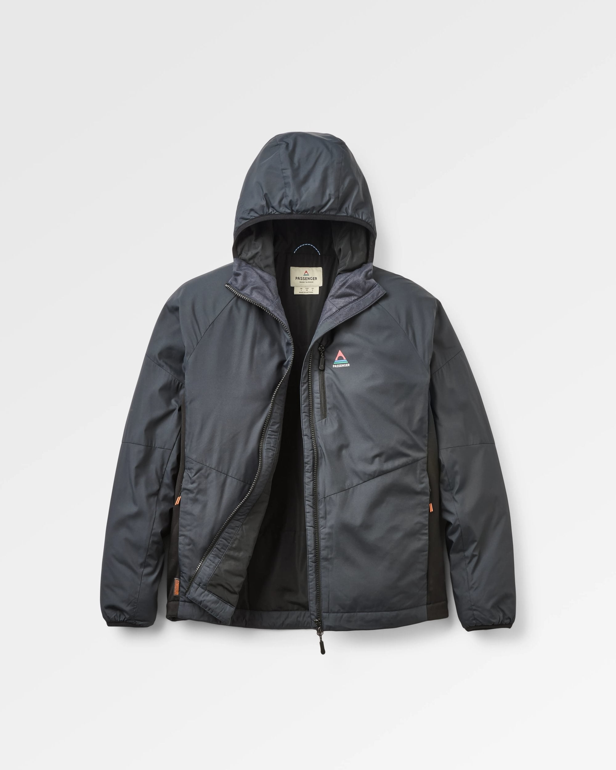 Shasta Lightweight Thermore® Insulated Jacket - Black - Flatlay