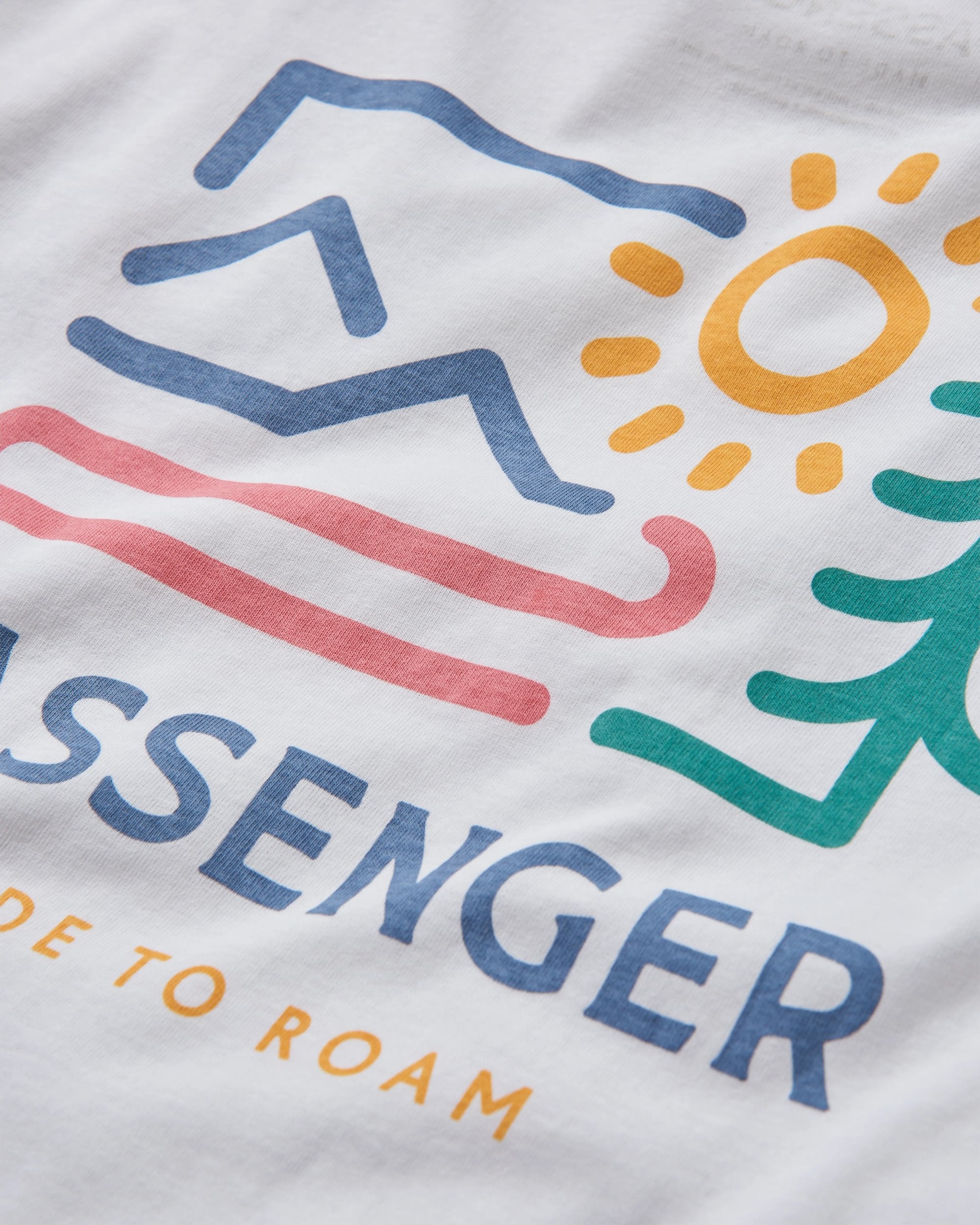 Phoenix Recycled LS T-Shirt - White - Flatlay