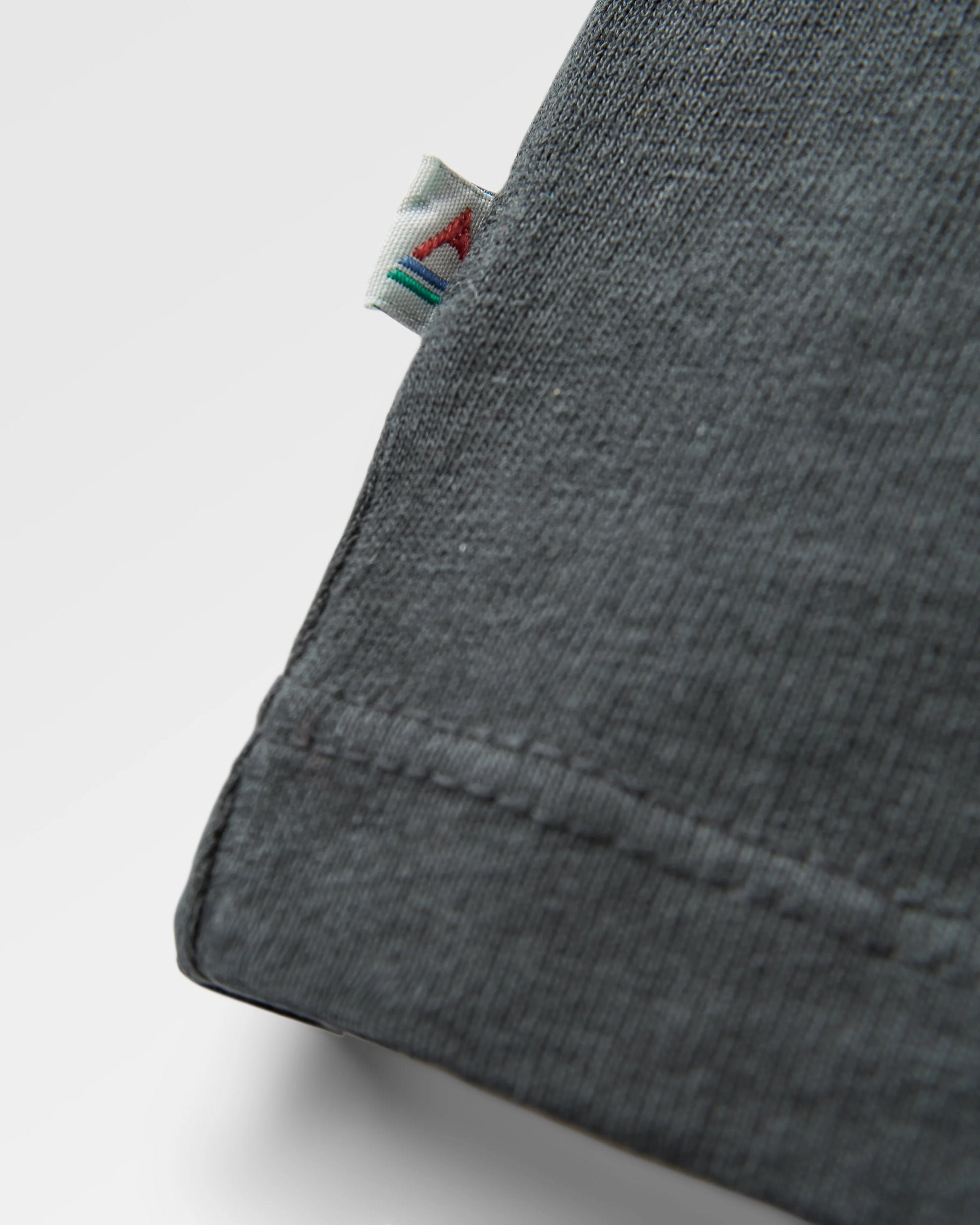 Easy Days Recycled Cotton T-Shirt - Black - Flatlay