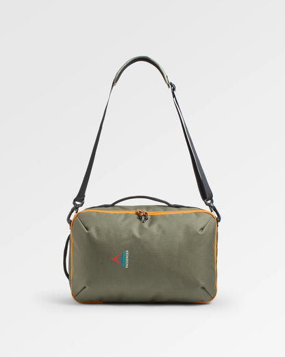 Wayfarer Recycled Backpack Duffel - Khaki - Flatlay