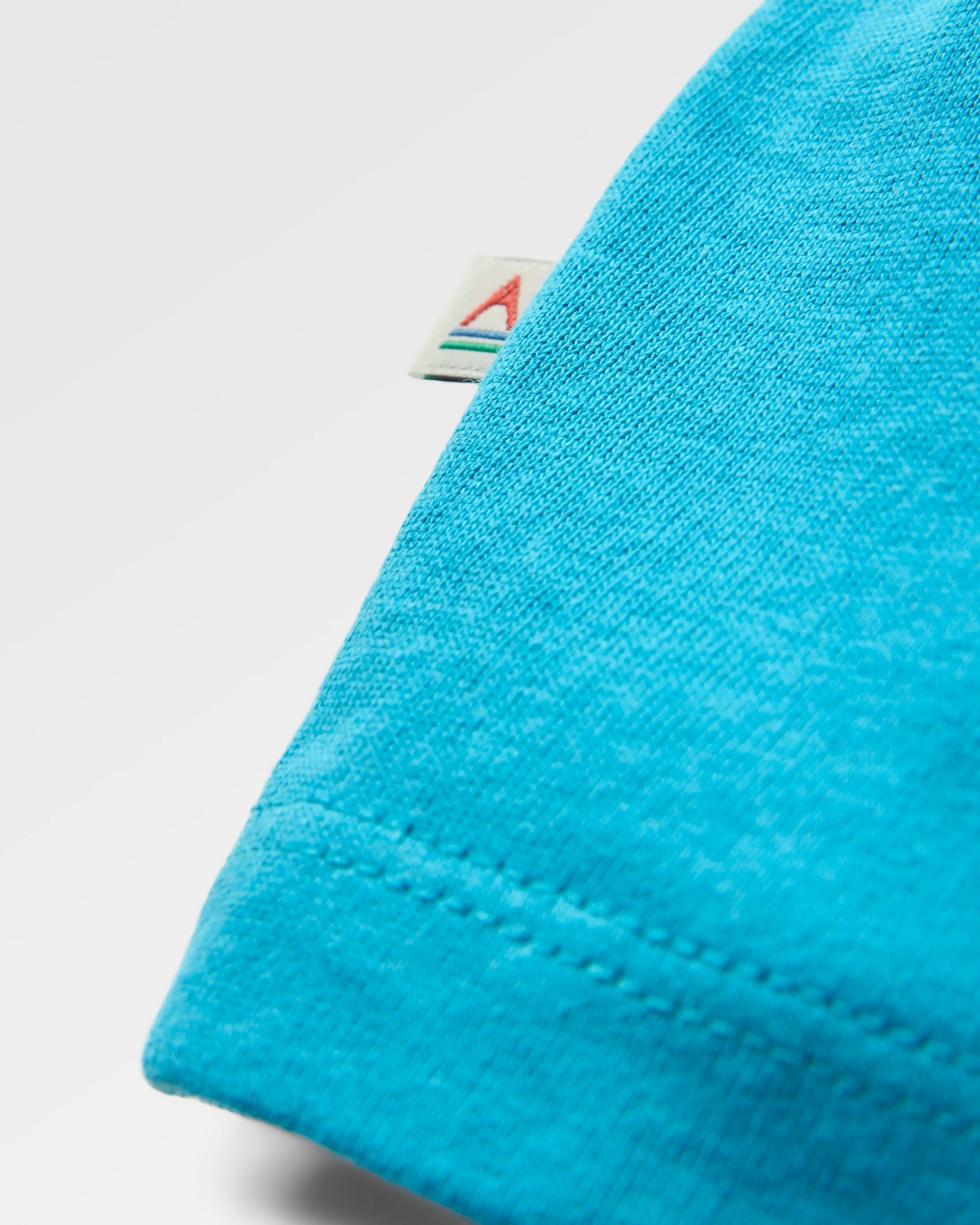 Riser Recycled Cotton LS T-Shirt - Bluejay - Flatlay