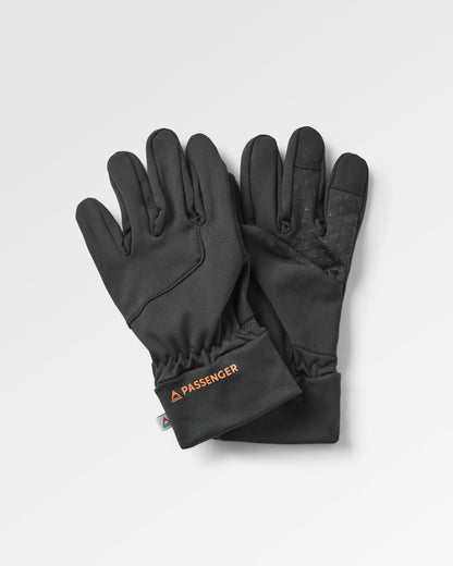 Jacks 2.0 Recycled Touch Screen Gloves - Black - Flatlay