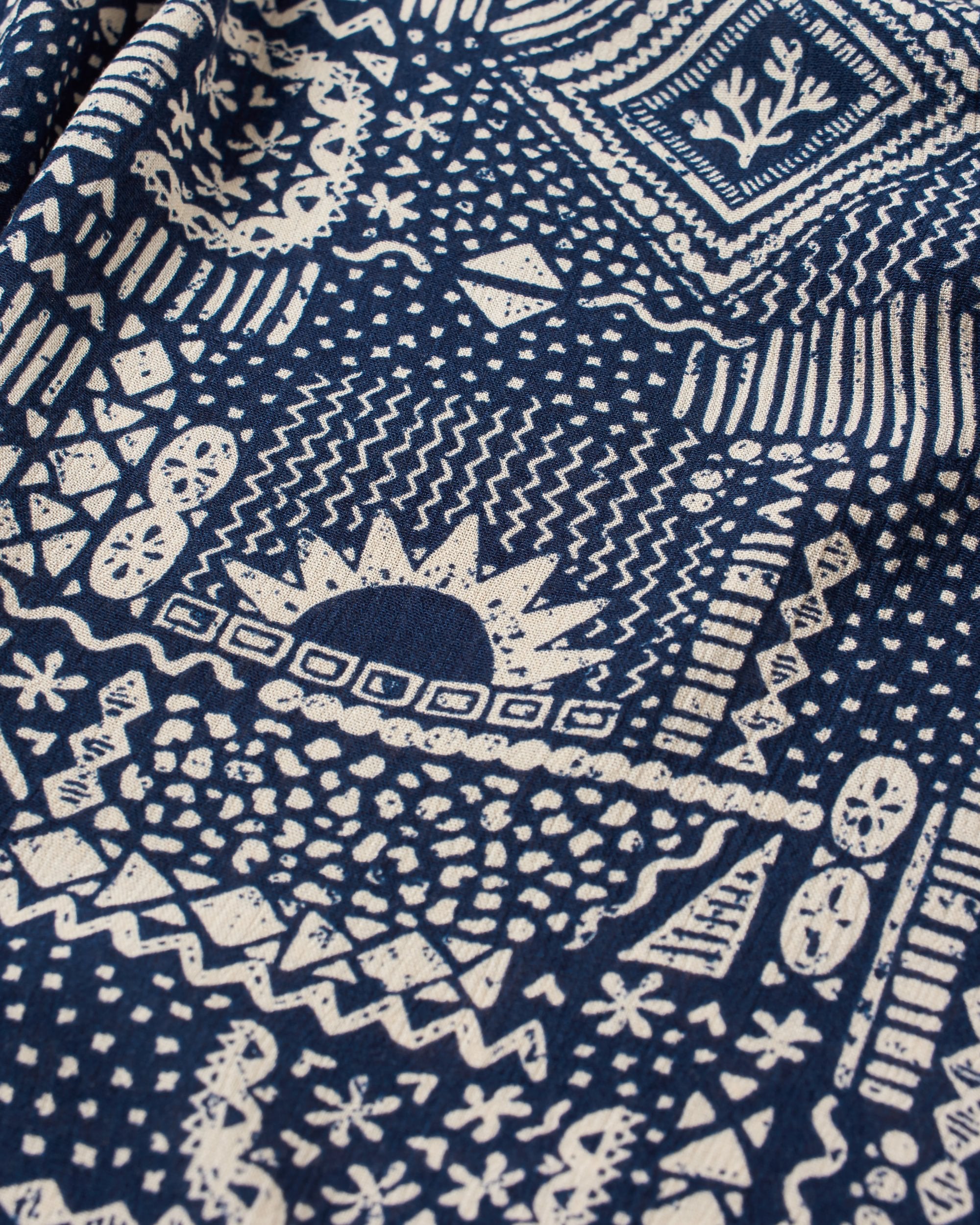 Copetín Jumpsuit - Vintage Patchwork Navy - Flatlay