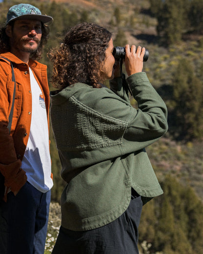 Maya Twill Overshirt - Wild Green - Lifestyle