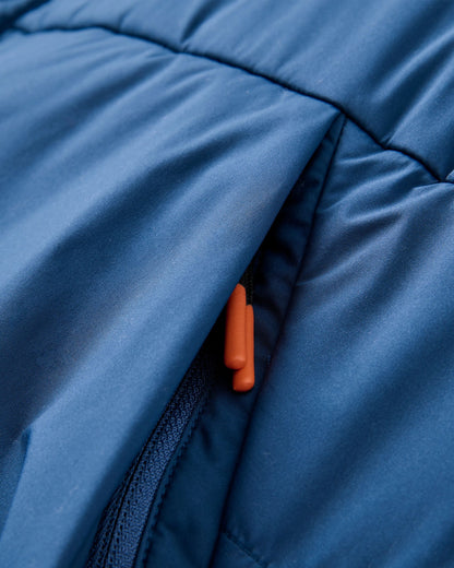 Vanlifer Insulated Overshirt - Dark Denim - Flatlay