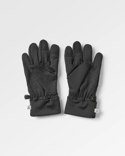 Jacks 2.0 Recycled Touch Screen Gloves - Black - Flatlay