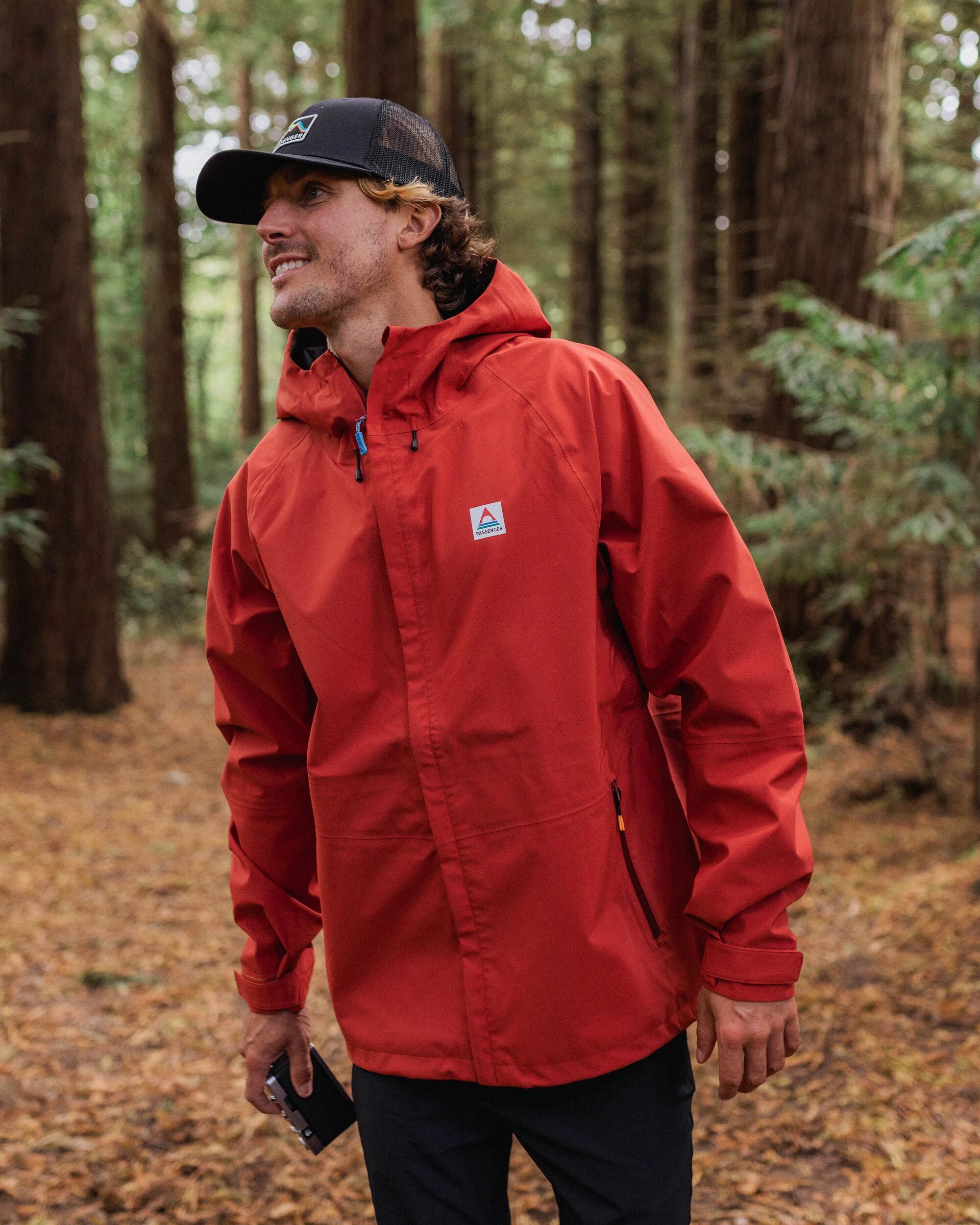 Five Season Recycled Waterproof Jacket Red Ochre – Passenger