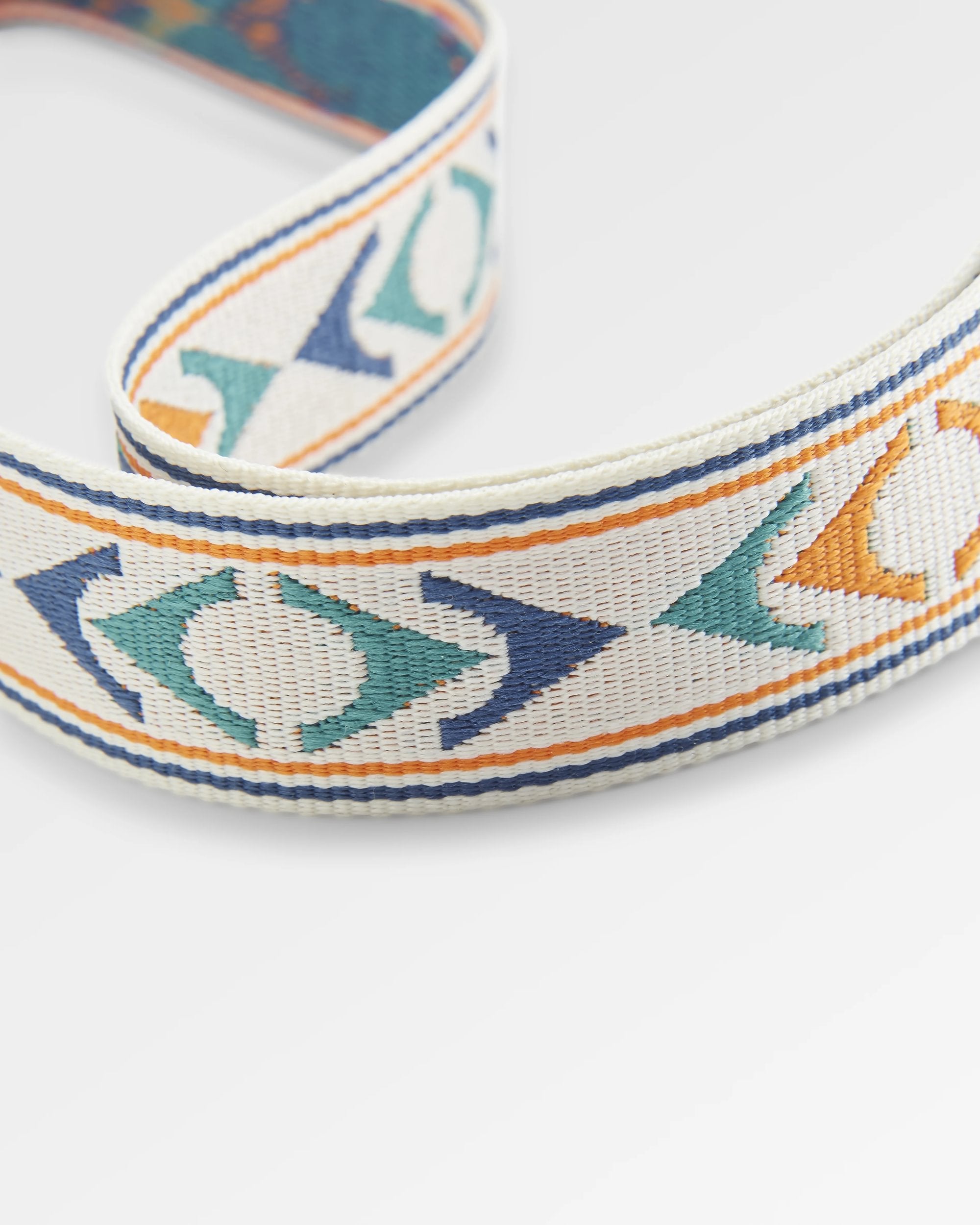 Travel Lanyard - Stepping Stone - Sunrise Orange/Birch - Flatlay