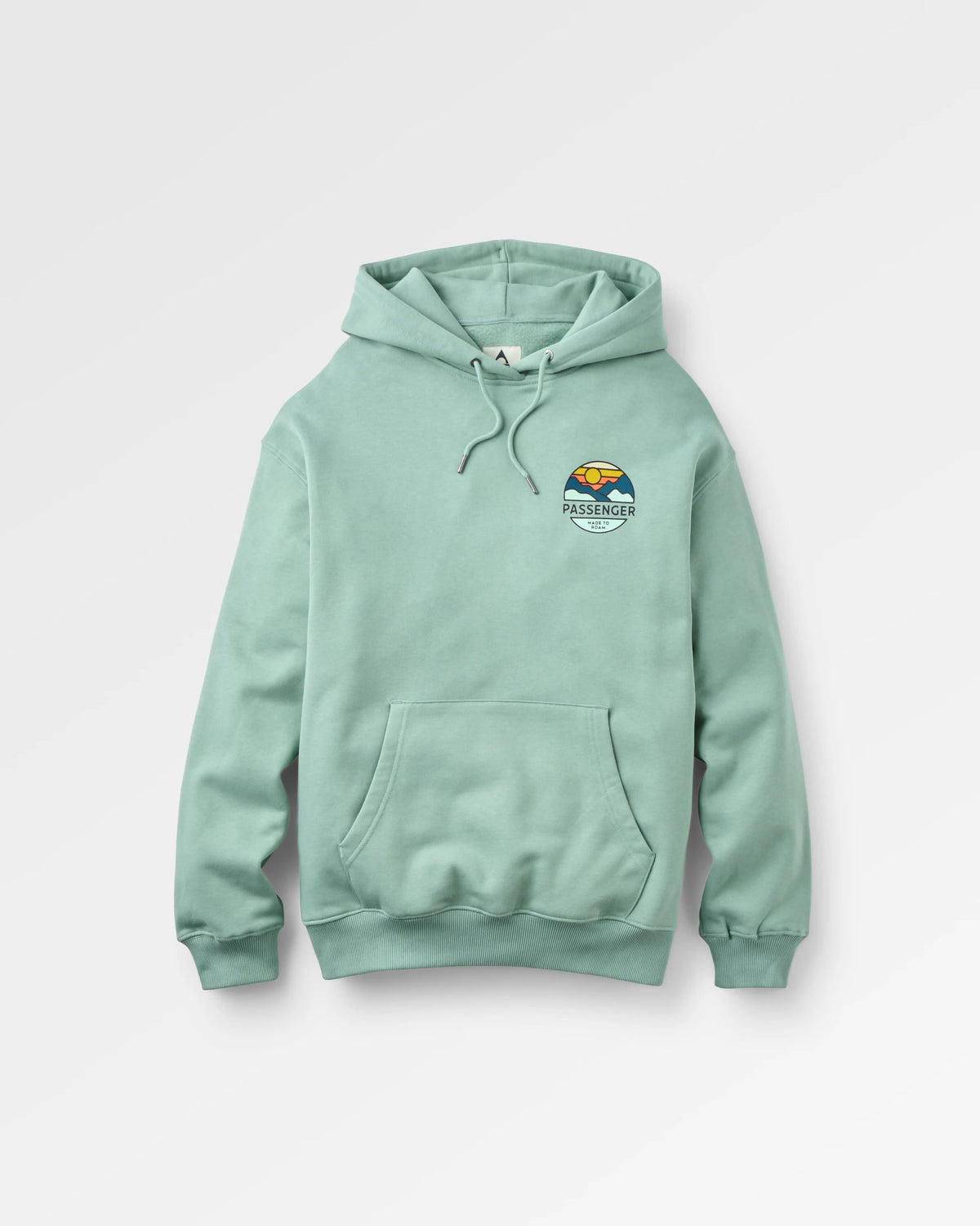 Laidback Relaxed Fit Hoodie - Pistachio - Flatlay