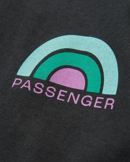 Papercut Recycled Cotton LS T-Shirt - Black - Flatlay