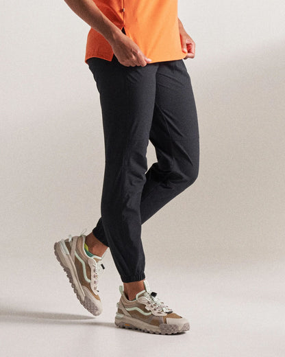 Sandstone Recycled Active Trail Jogger - Black - Studio Model