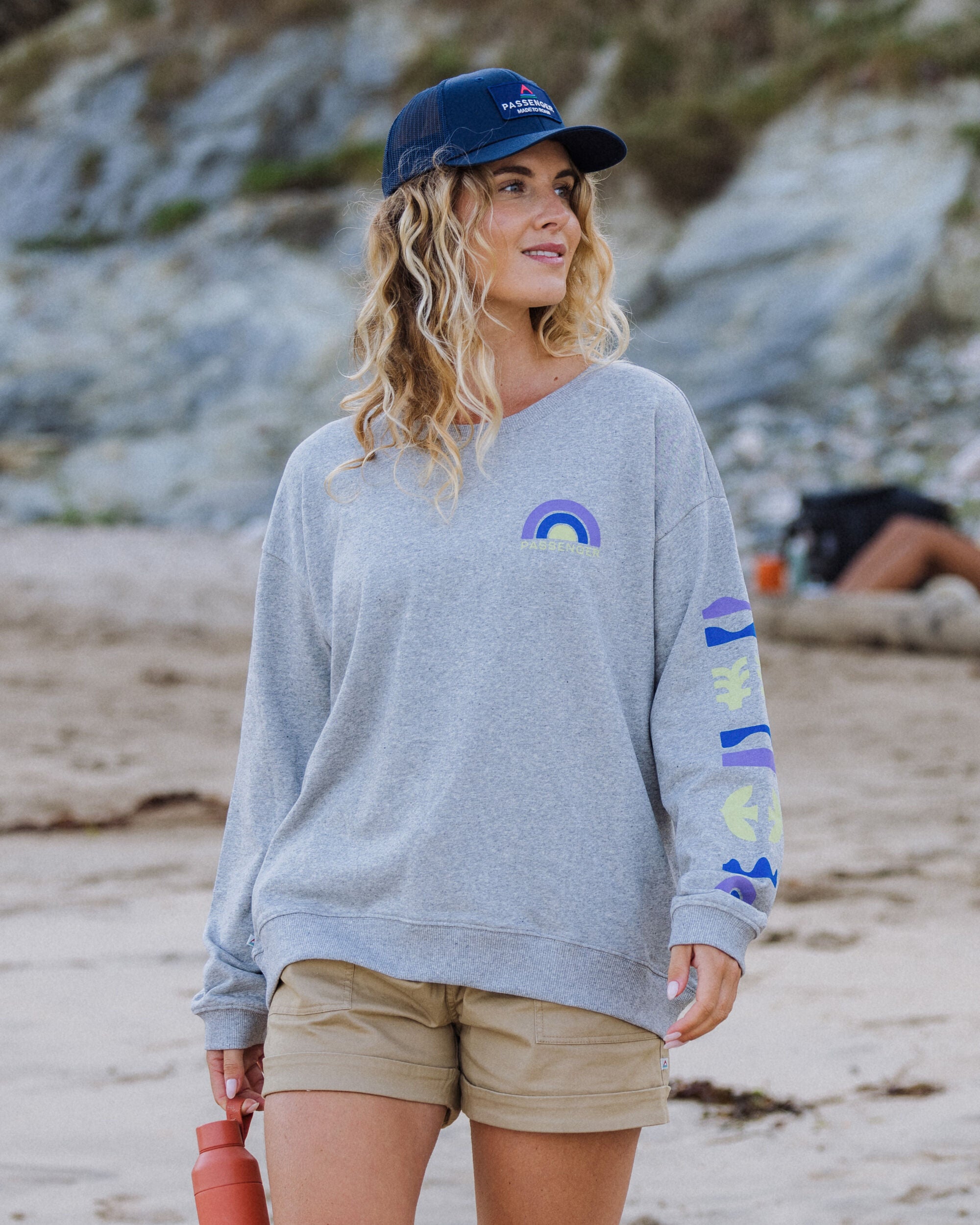 Papercut Sweatshirt - Grey Marl - Lifestyle