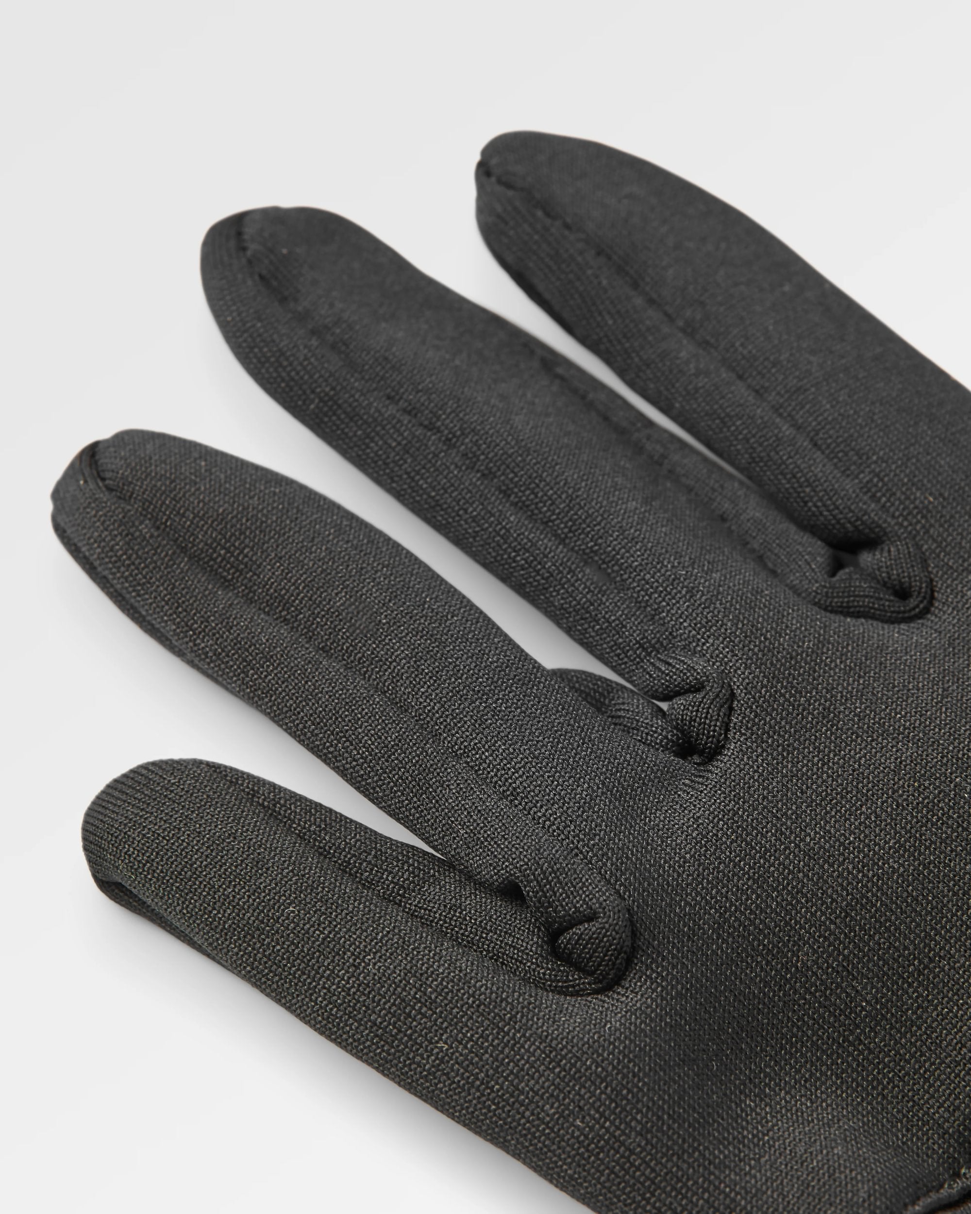 Wintergreen Recycled Polartec® Thermal Gloves - Black - Flatlay