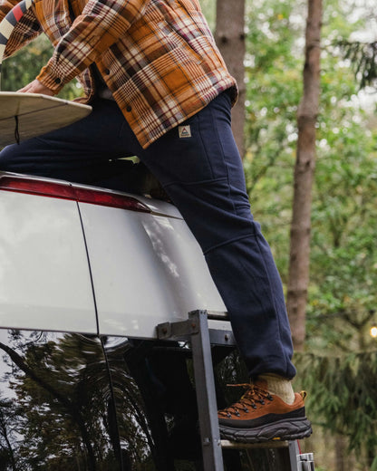 Set Off Recycled Polar Fleece Jogger - Rich Navy - Lifestyle