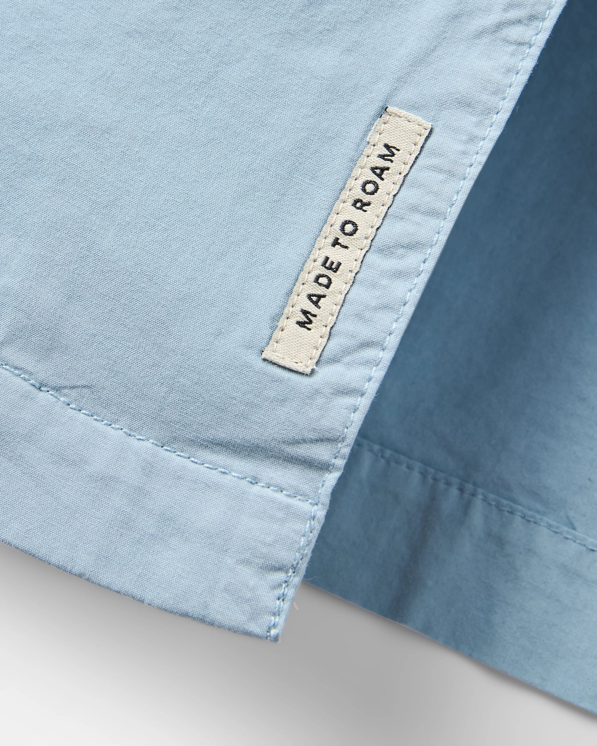 Acreage Shirt - Faded Denim - Flatlay
