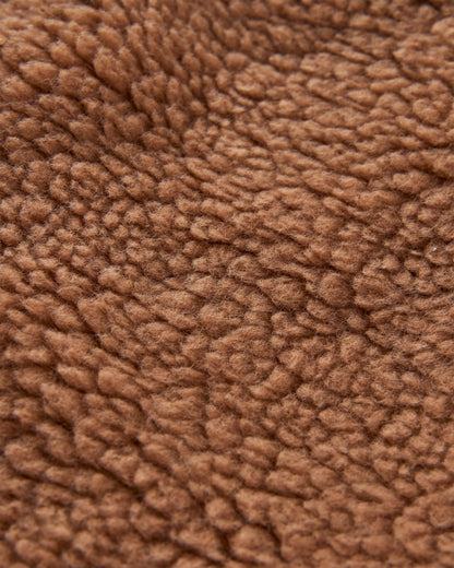 Valiant Deep-Pile Sherpa Fleece - Toffee - Flatlay
