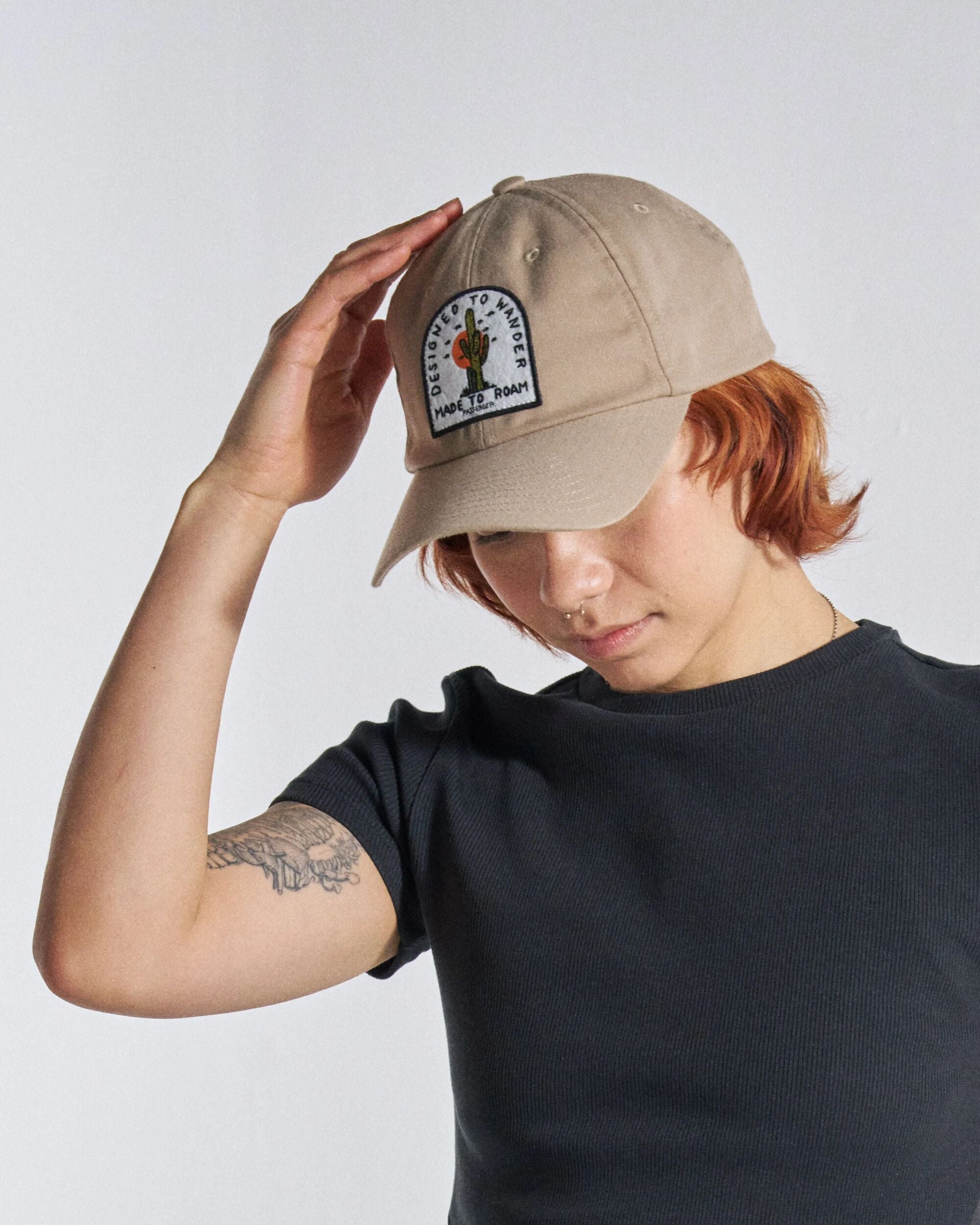 Oakash 6 Panel Cap Simply Taupe – Passenger