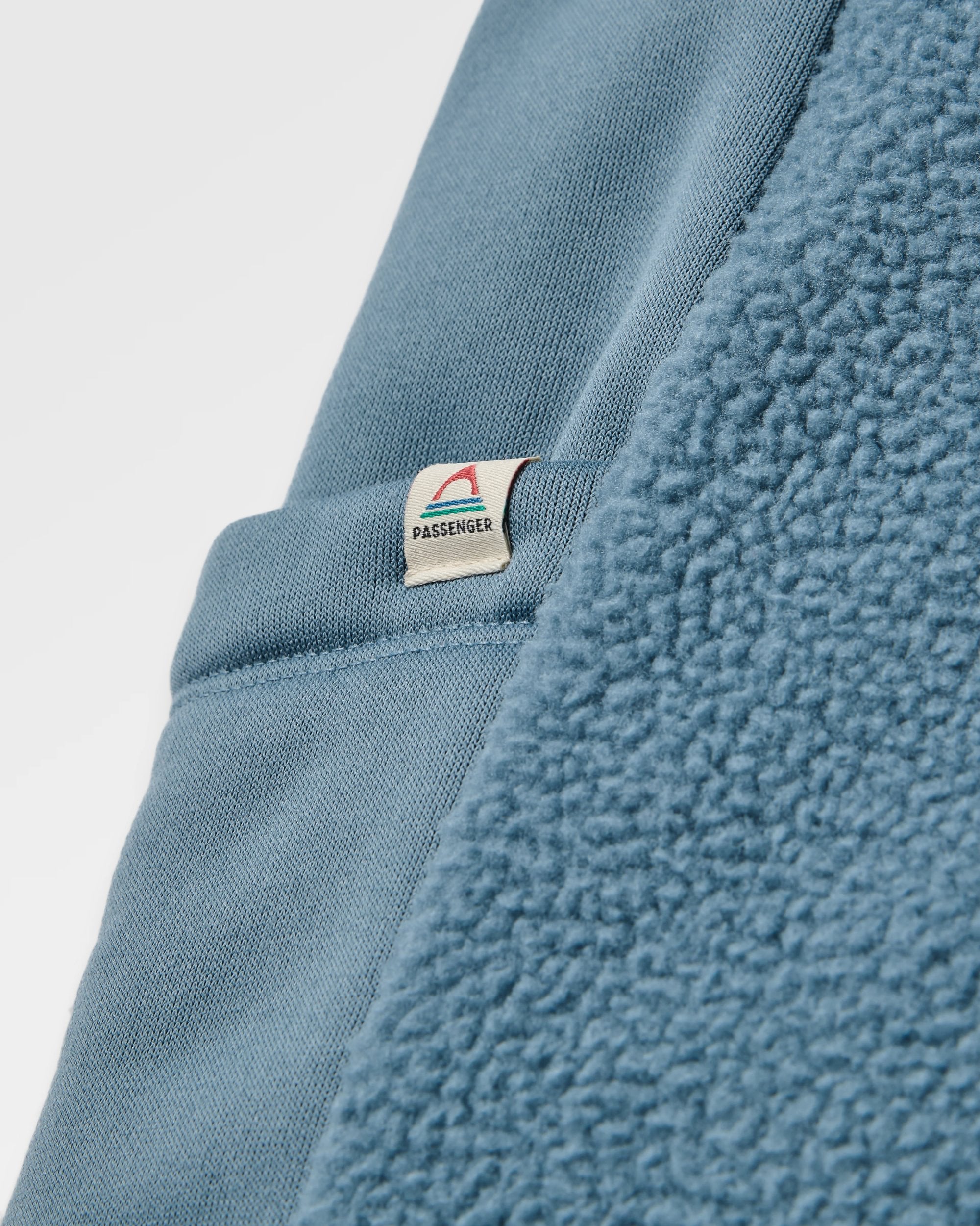 Campout Fleece Dungaree - Stormy Blue - Flatlay