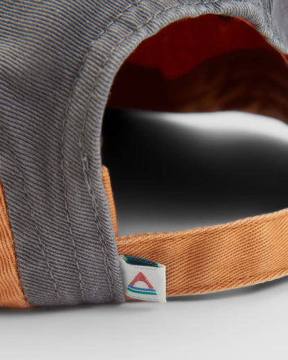 Roamer Recycled 5 Panel Cap - Storm Grey Multi - Flatlay