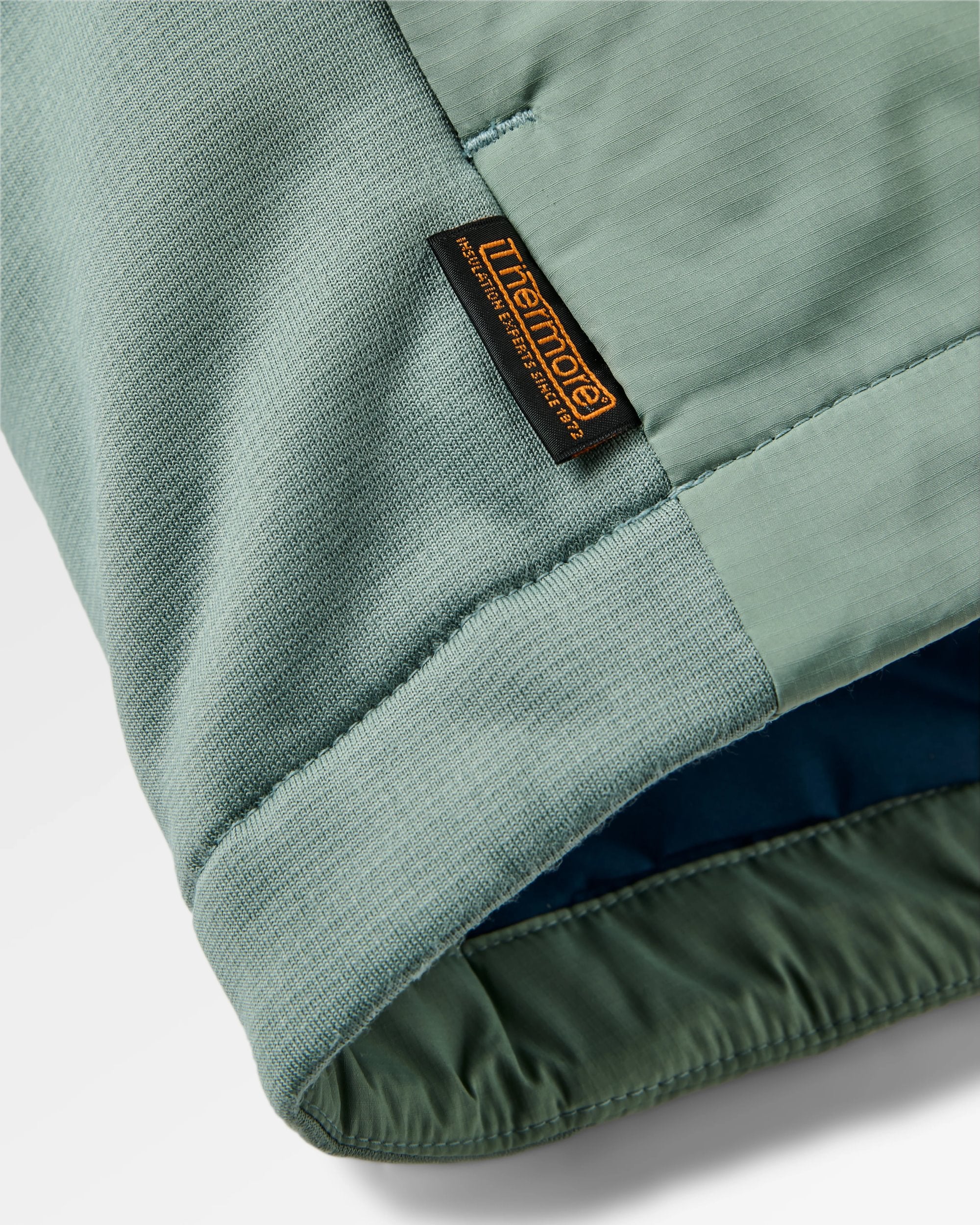 Shasta Lightweight Recycled Thermore® Hoodless Jacket - Pistachio - Flatlay