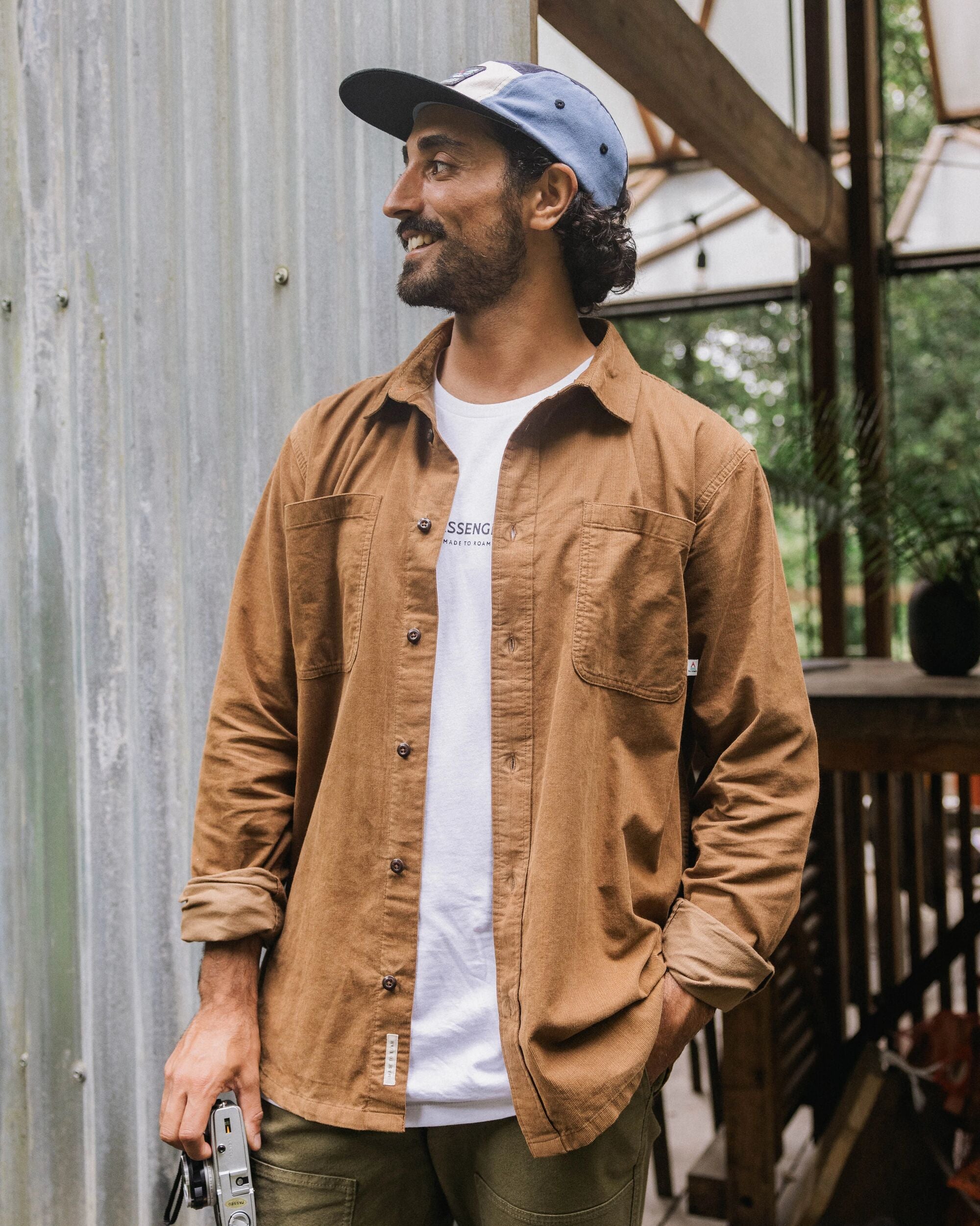 Backcountry Cord Light Shirt - Caramel - Lifestyle