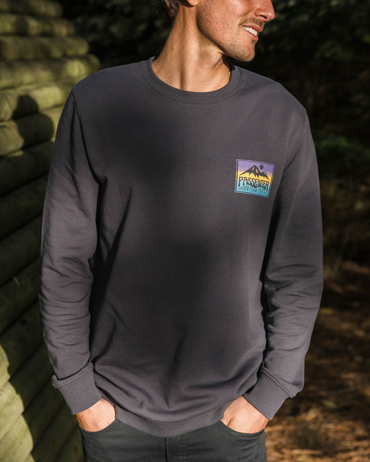 Grounded Organic Cotton Sweatshirt - Charcoal