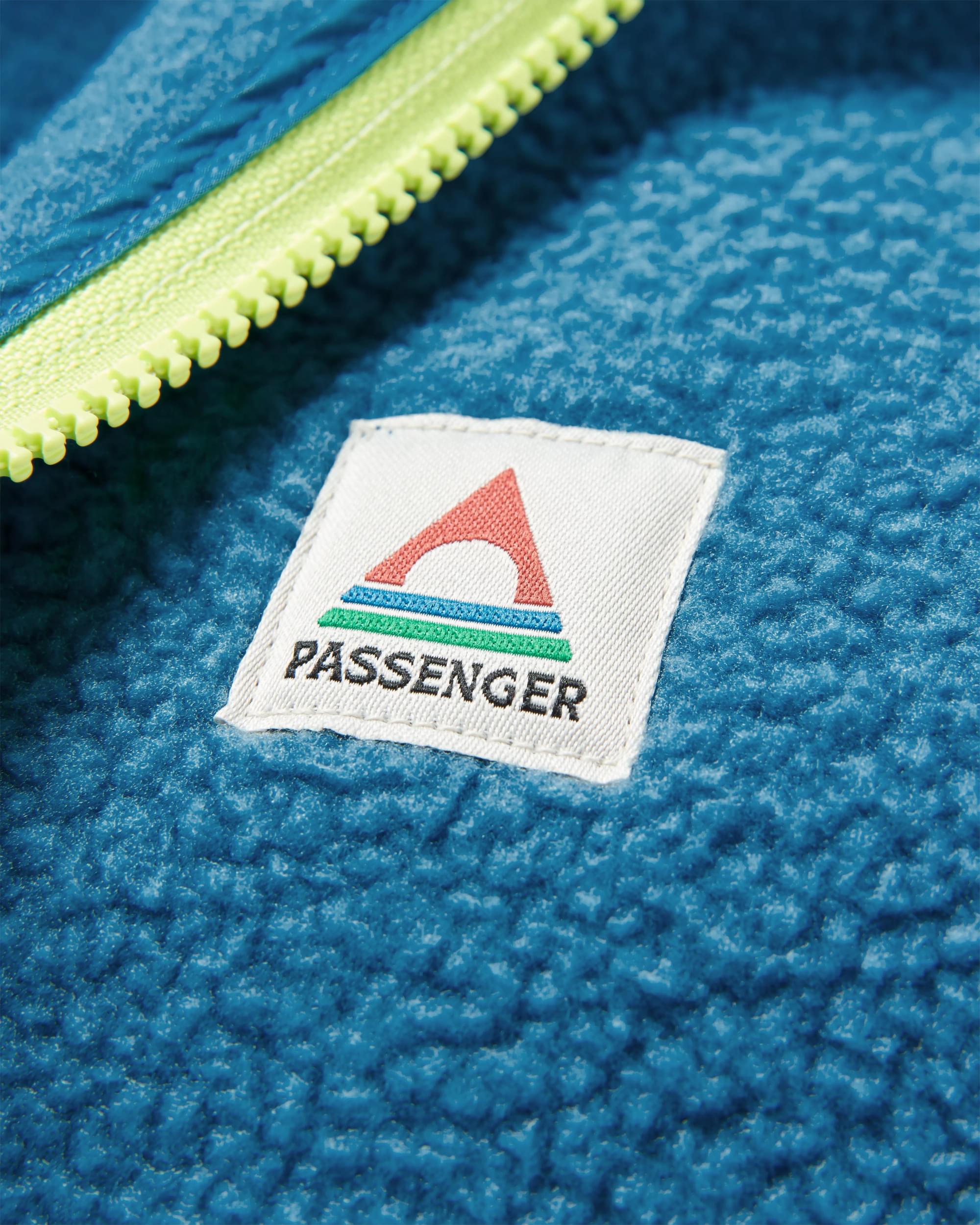 Fairbanks Full Zip Recycled Sherpa Fleece - Lilac Mist - Flatlay