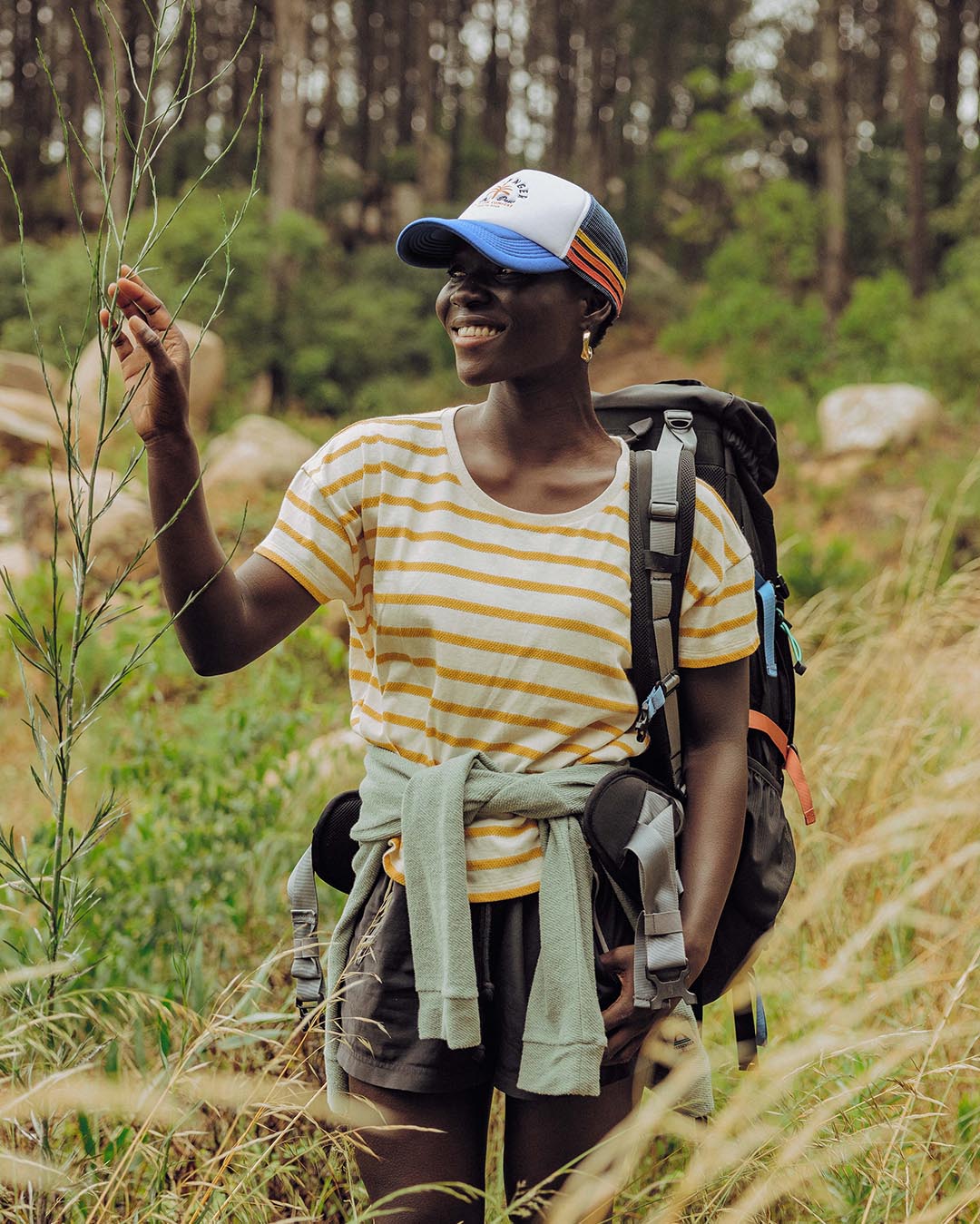 Onda Snapback Trucker Cap - True Blue - Lifestyle - Female